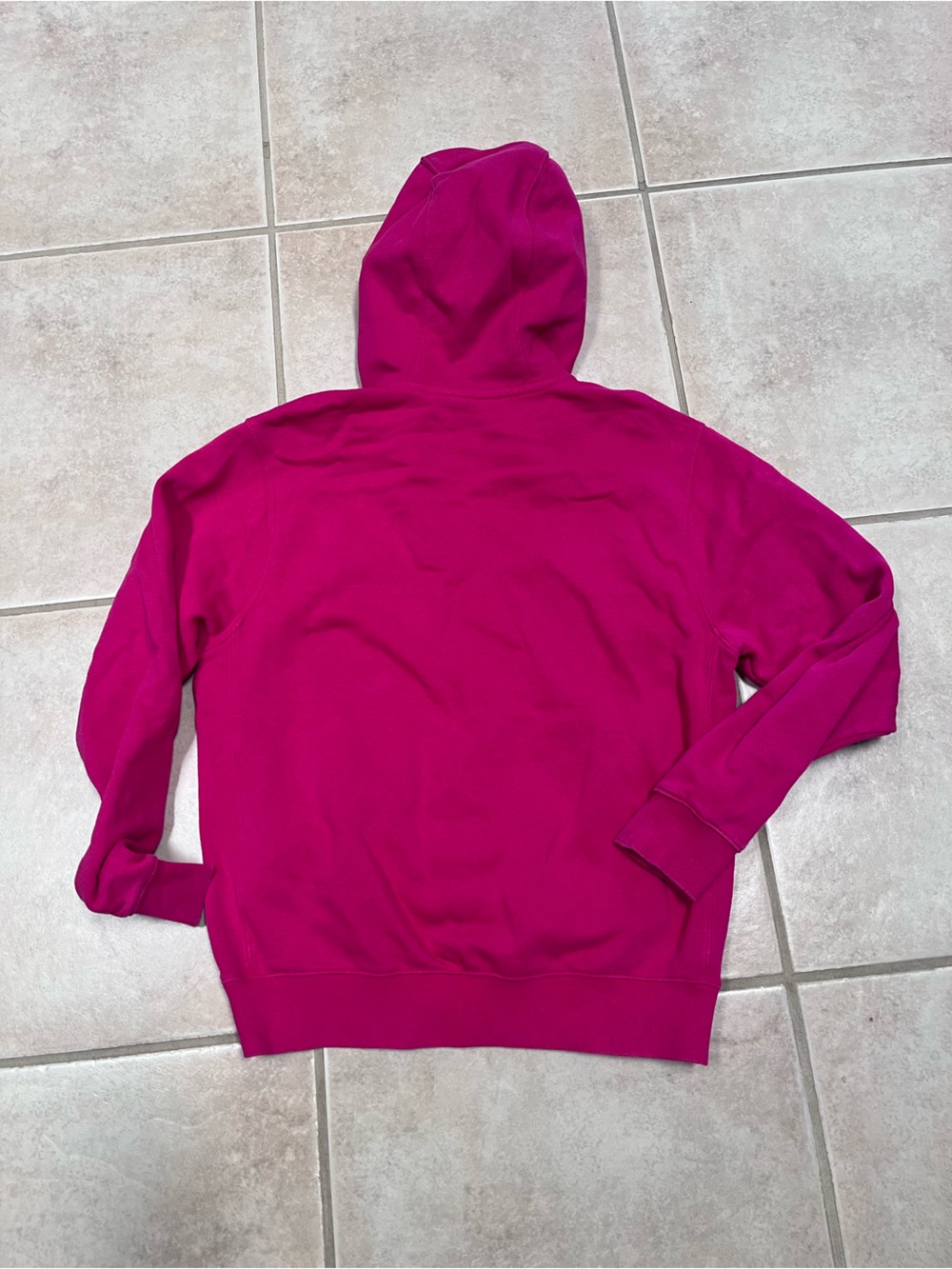 Nike Hot Pink Hooded Pullover Sweatshirt - Picture 3 of 3